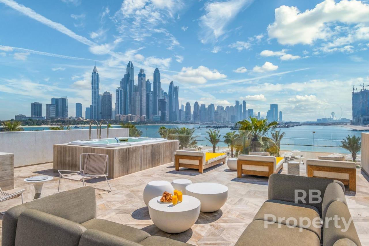Five Palm Beach Villa - Three Floors, Private Pool, Jacuzzi Dubai Exterior photo