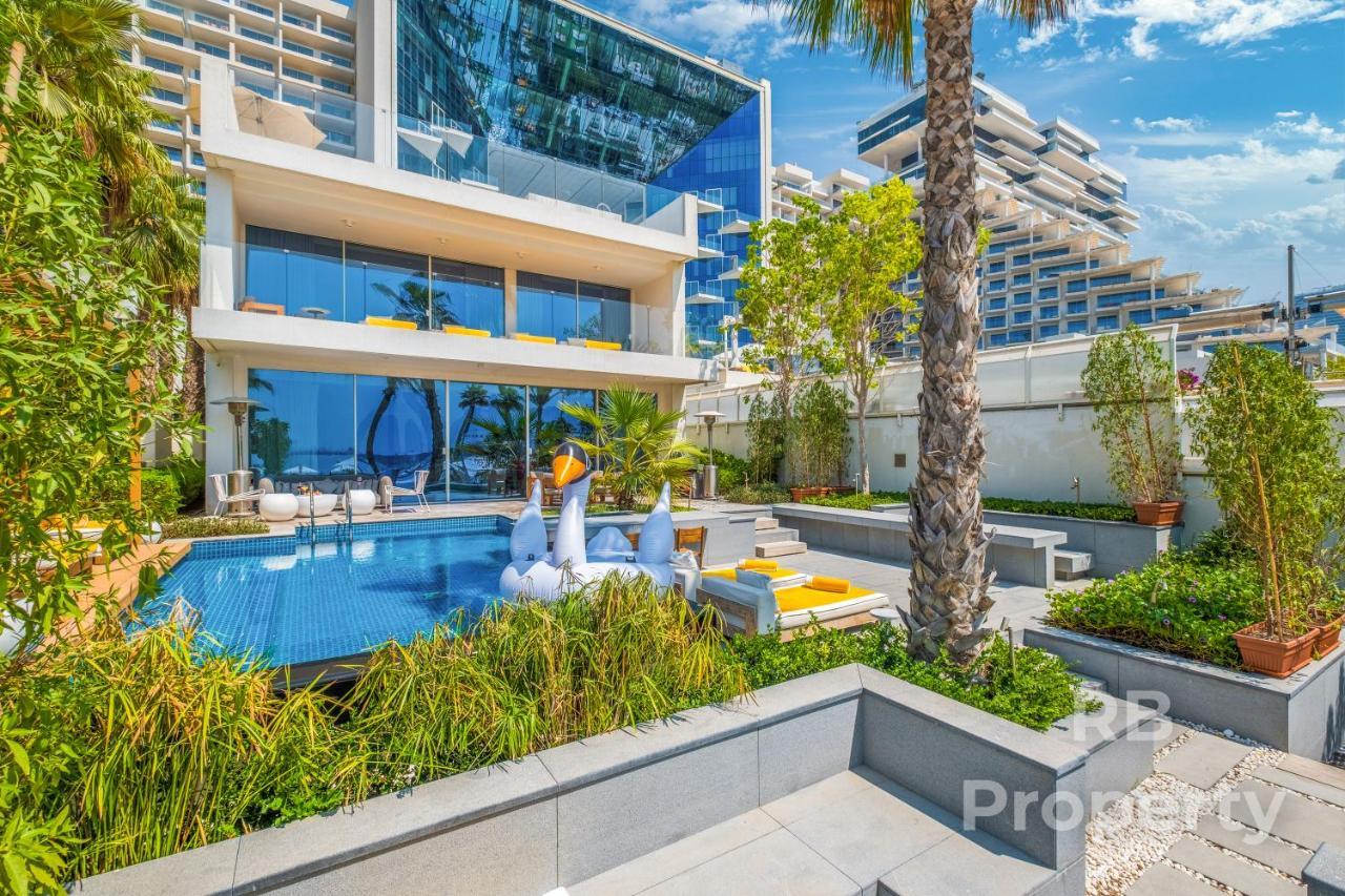 Five Palm Beach Villa - Three Floors, Private Pool, Jacuzzi Dubai Exterior photo