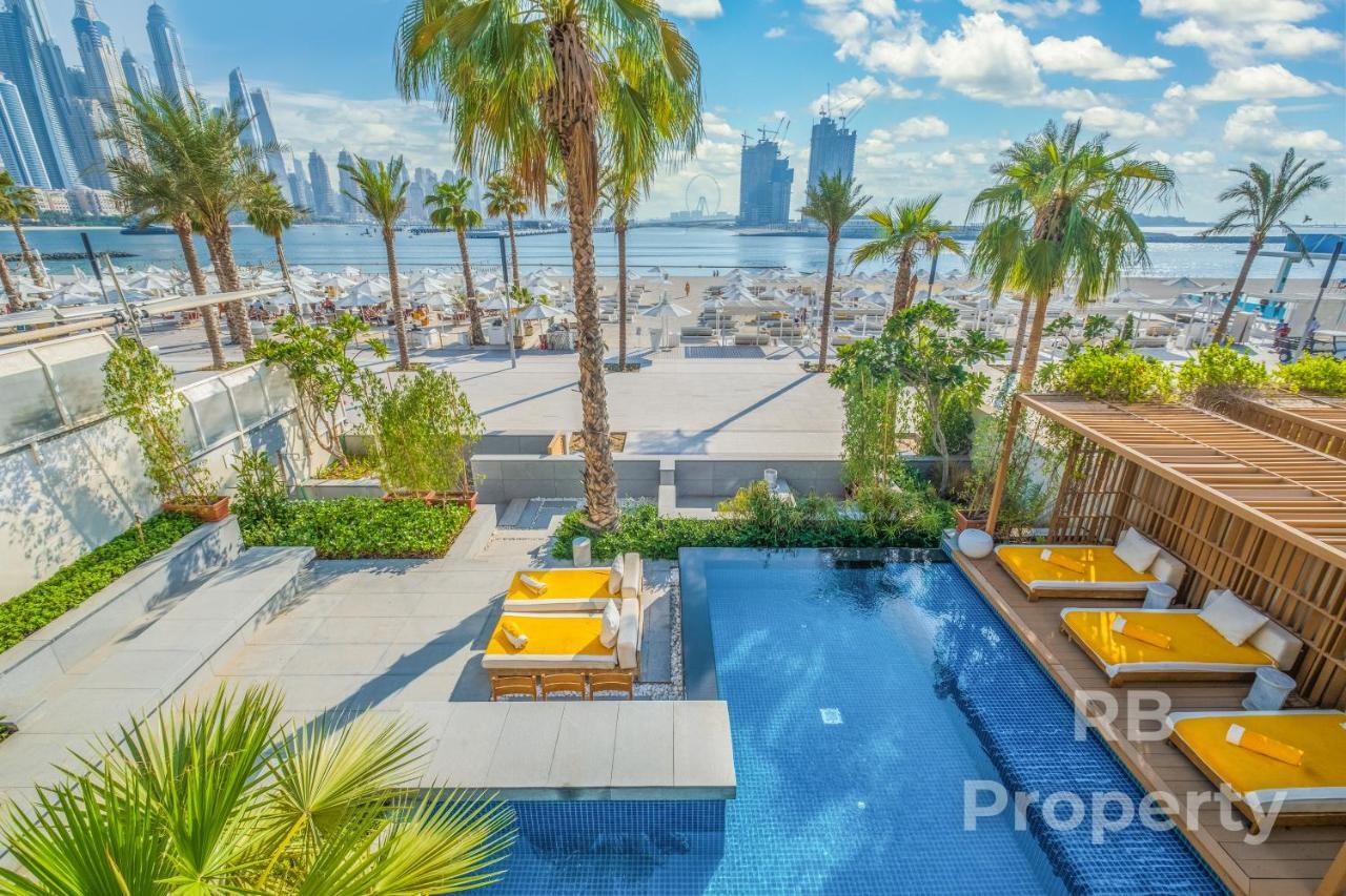 Five Palm Beach Villa - Three Floors, Private Pool, Jacuzzi Dubai Exterior photo
